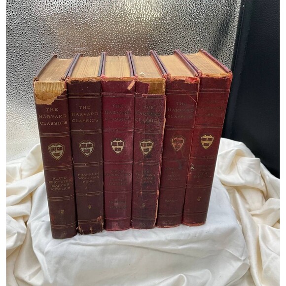 Lot of 6 The Harvard Classics Hardcover Books - Pilato/Woolman Penn/Faustus - Picture 2 of 6